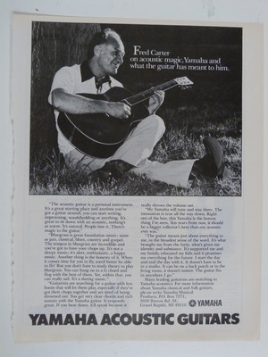 retro magazin werbung 1983 YAMAHA Fred Carter