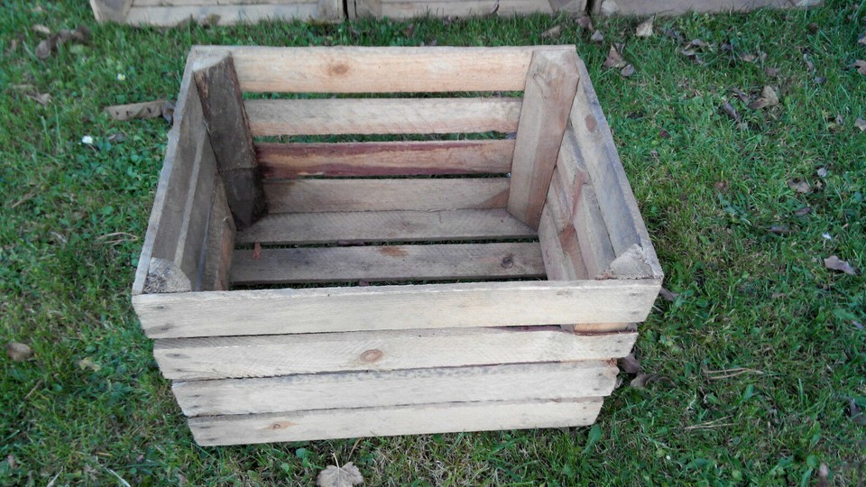 Holzschrank Antik Vintage Holzkiste Apfelbox Rustikal – Handgefertigt, Perfekt Für Dekoration Im Shabby Chic Stil Europäische Holzkiste Vintage