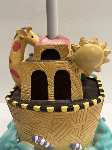 Noahs Ark Lamp Nursery Kids Room Elephant Hippo Giraffe Lion Rabbits Whale - Picture 8 of 11