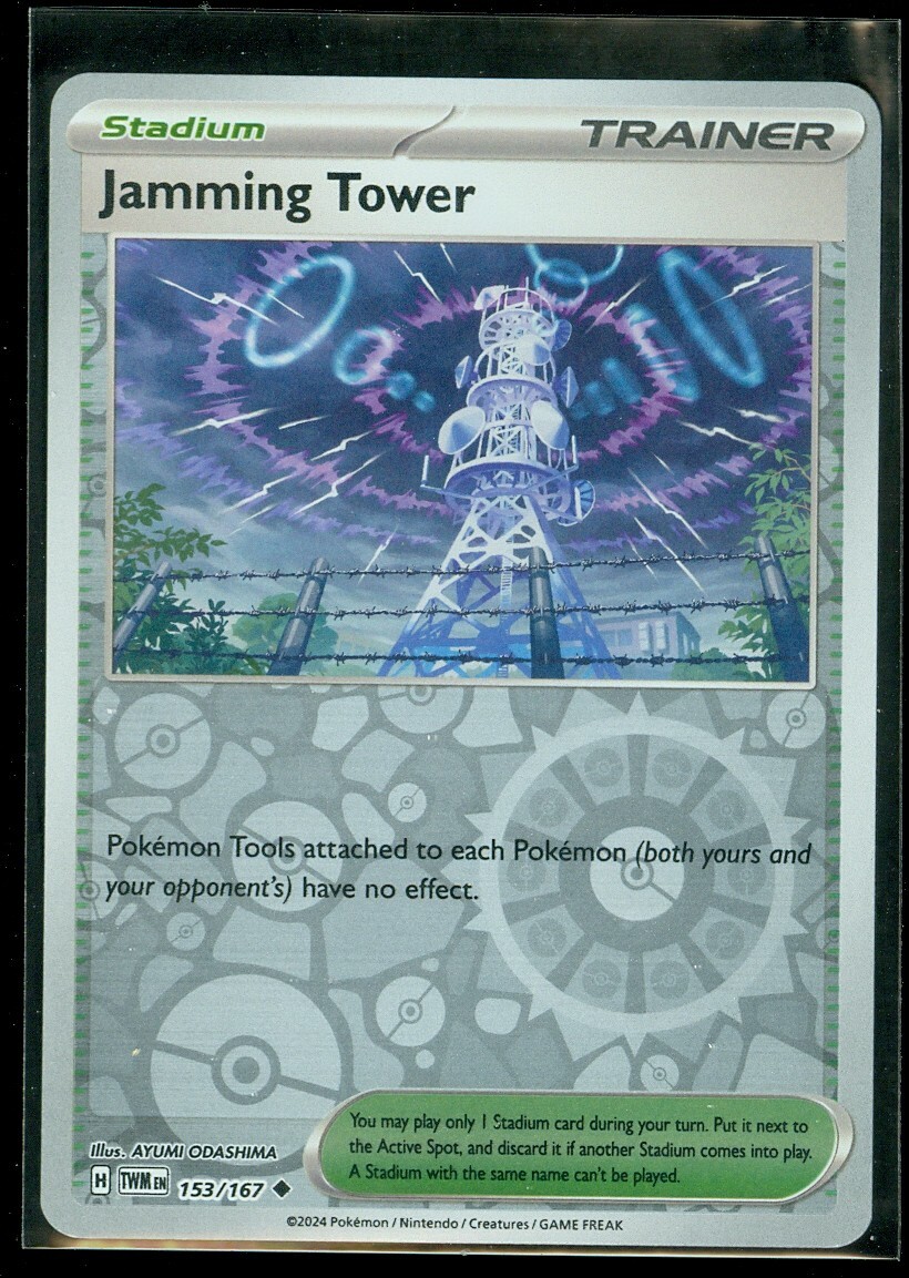 塔の上から　ポケカ Pokemon JAMMING TOWER 153/167 - Twilight Masquerade - Rev Holo