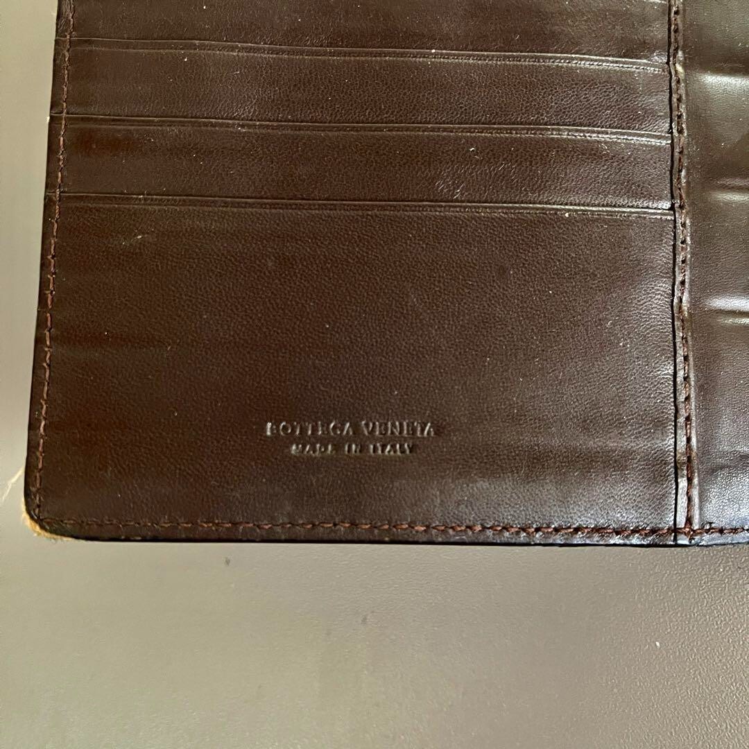 BOTTEGA VENETA Notebook Cover Premium Leather Brown Luxurious
