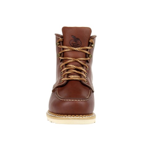 Georgia Boot Wedge Moc Toe GB00358 Mens Brown Wide Work & Safety Boots - Picture 2 of 6