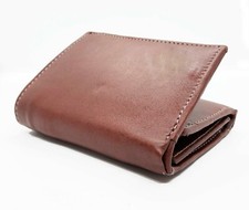 Tan RFID Blocking Handcrafted Cowhide Leather Men's Trifold Premium Wallet