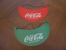 Sehr alte Coca-Cola Werbung 30er Jahre 2 Schirmm&uuml;tzen aus Karton Germany vtg