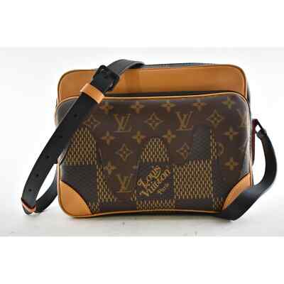 Louis Vuitton×NIGOコラボ　ショルダーバッグ Louis Vuitton Nigo Nil Messenger Brown Giant Wave Monogram Damier