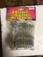 Crafts Acrylic Guitar Key Chains