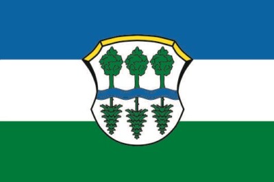 Sticker Ebelsbach flag flag 8 x 5 cm car sticker sticker
