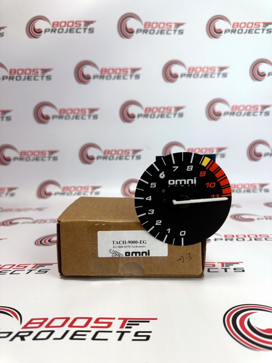 tomo ！ Omni Power 9000 RPM Tachometer w/Adjustable Shift Light For