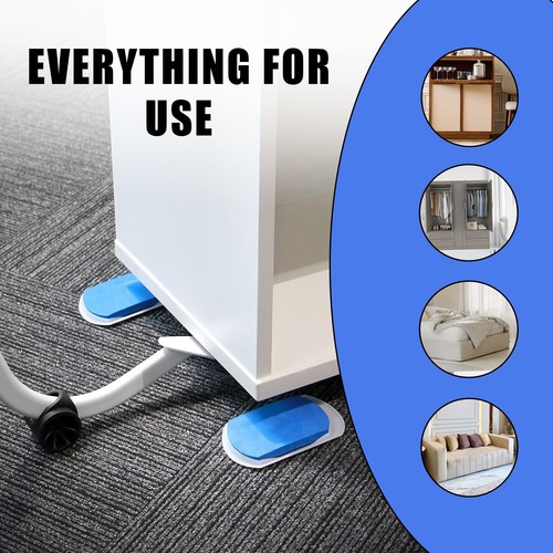 Furniture Shifter Lifter Easy Moving Tool Non Slip Slider Mover Set Removal Kit - Picture 10 of 15