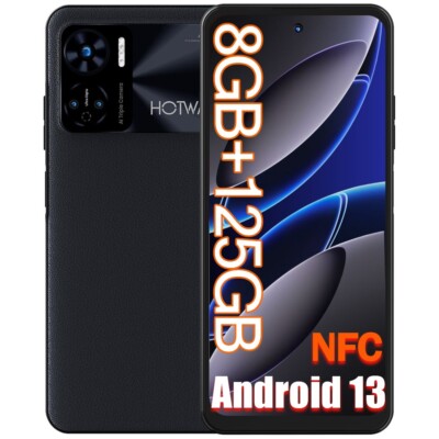 HOTAWV Note 12 Smartphone ohne vertrag 8GB+128GB Android Dual SIM 4G Handy 6,8''