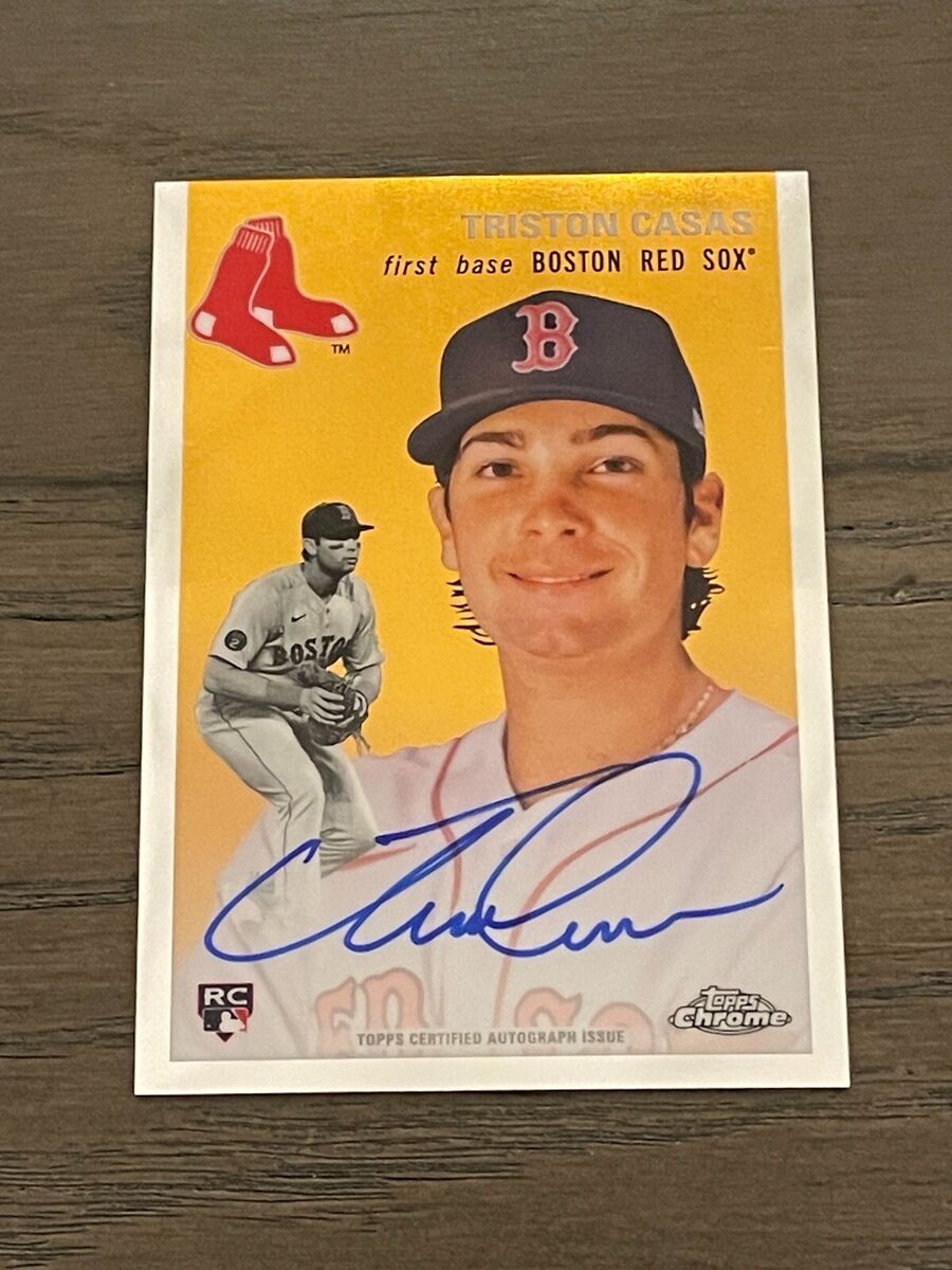 2023 Topps Chrome Platinum Triston Casas Rookie Auto #CPA-TC 2023 Topps Chrome Platinum Triston Casas Rookie Auto #CPA-TC