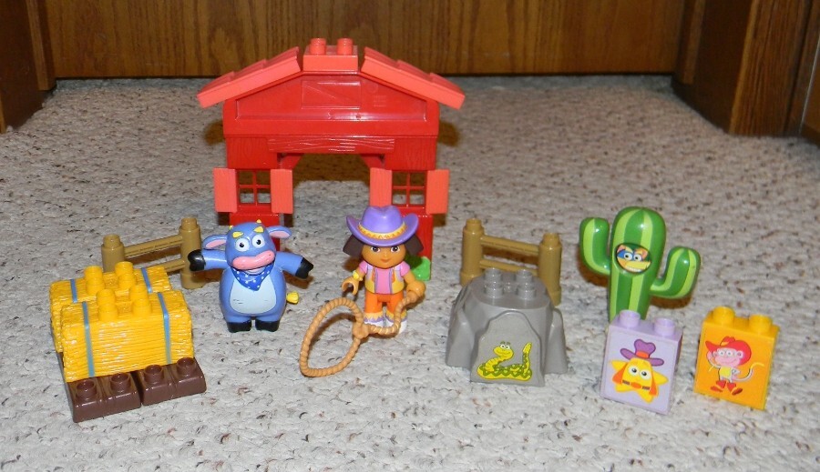 Lot Mega Bloks Dora L'exploratrice – Gros Lot Avec Camion Et Personnages