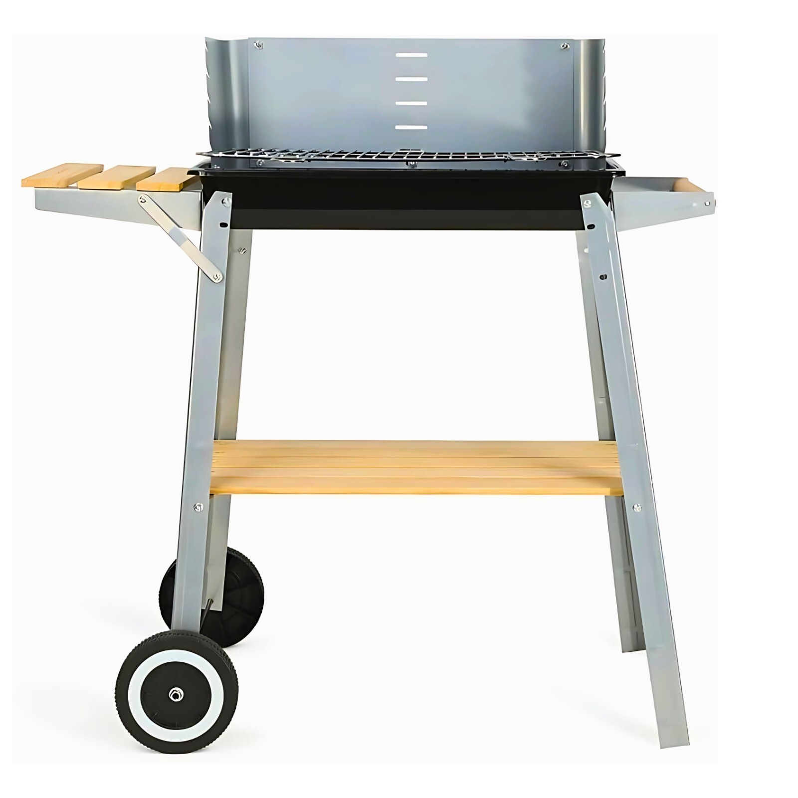 Design BBQ Trolley in Metallo e Legno: Eleganza e Funzionalità