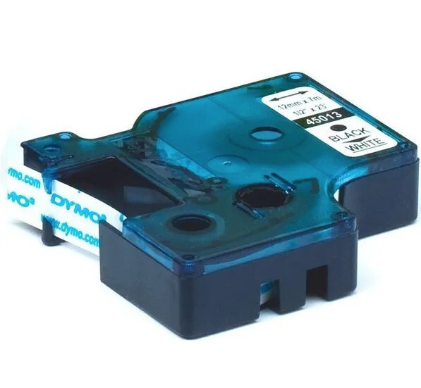 Ruban étiqueteuse Dymo 12mm S0720510 cartouche plastique bleu transparent
