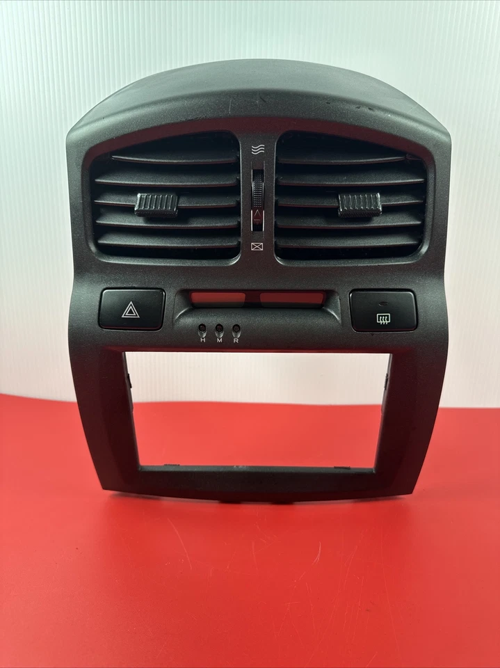 Hyundai Santa Fe 2001-2006 radio bisel tablero moldura panel ventilación central 2005 2004 OEM Foto 4 de 4