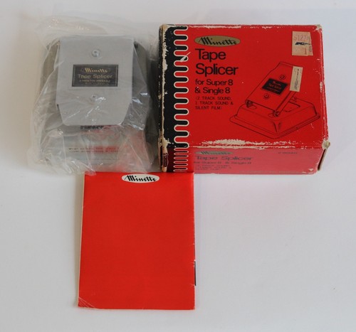 ANCIENNE COLLEUSE MINETTE Tape Splicer Model 2 Super 8 En Boite Vintage