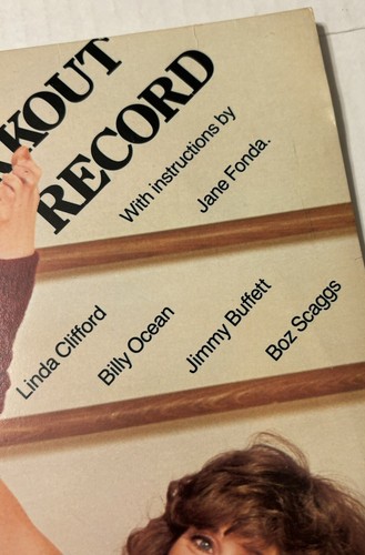 Jane Fonda Workout 2 LP Set Vinyl Record Jimmy Buffett The Jacksons VG - Picture 2 of 10