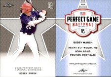 BOBBY MARSH 2020 LEAF PERFECT GAME NATIONAL SHOWCASE ROOKIE CARD #209
