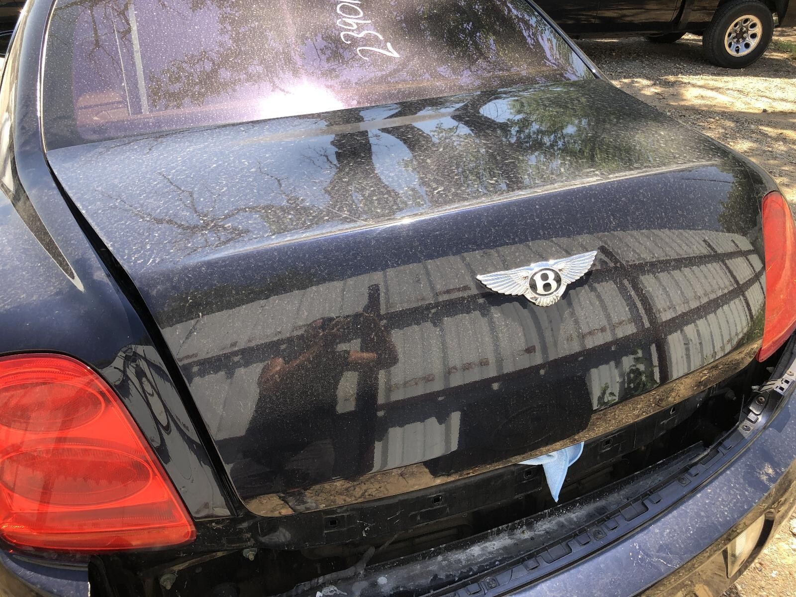 2006 BENTLEY CONTINENTAL FLYING SPUR Rear Trunk Deck Lid Boot LR5W Dark Blue 651