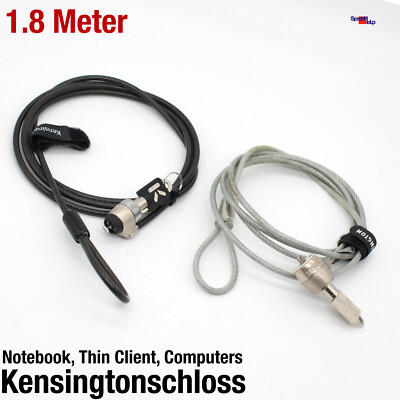 1.8 METER KENSINGTON LOCK LOCK SECURE NOTEBOOK THIN CLIENT MONITOR PC LATOP