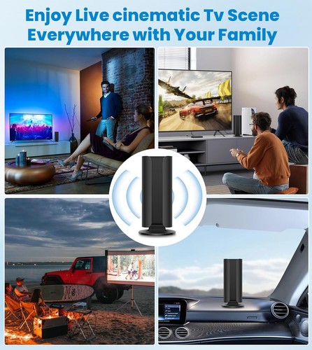 2025 TV Antenna for Smart TV, 1400+ Miles Range Strongest Digital HD TV Antenna - Picture 7 of 8
