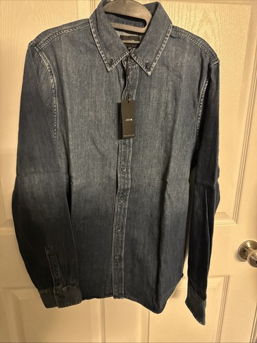 Men’s Joes Shirt Jean Collection Long Sleeve Size Small Blue
