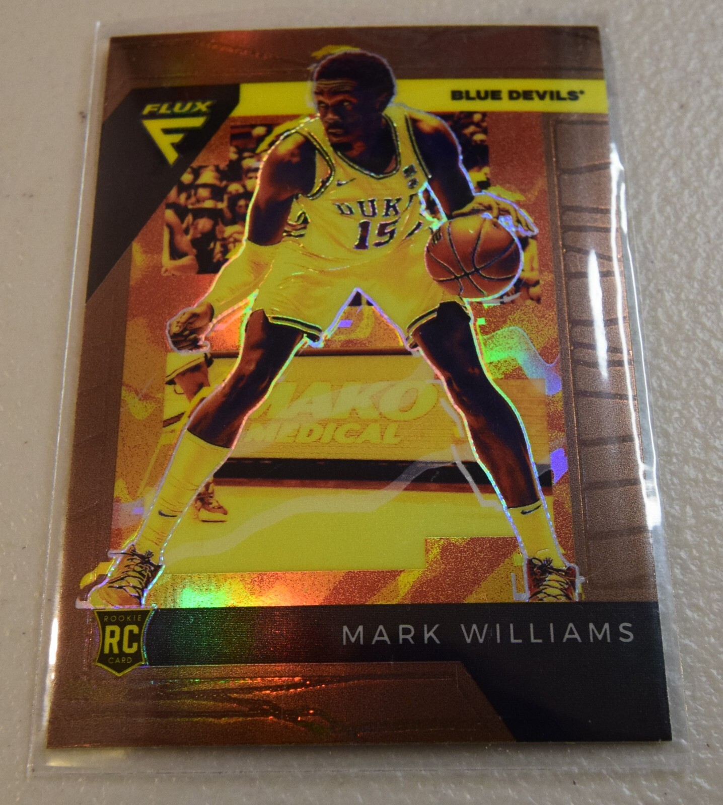 2022-23 Panini Chronicles Draft Picks Flux Bronze #17 Mark Williams