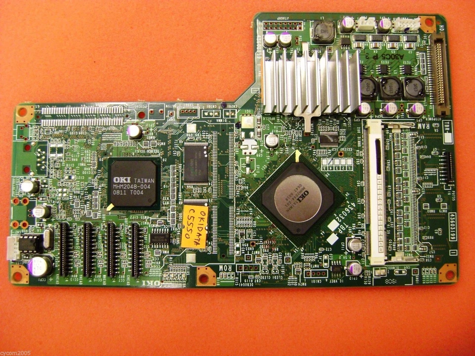 Okidata C5550 Inkjet Printer Main Controller Logic PCB Board - Image 3 of 4