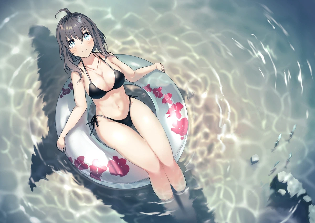 Anime girls shop bikinis