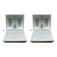 Farm Innovators 2100 Heated Still Air Incubator for 4 Dozen Eggs, White (2 Pack)