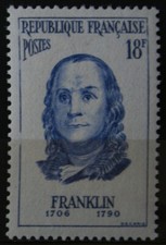 1956 FRANCE Y & T N° 1085 Neuf *  AVEC TRACE DE CHARNIERE