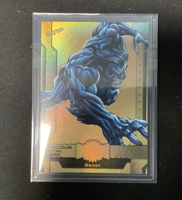 GOLD PMG 1/1* Beast 76 Marvel Metal Avengers Universe 2024 