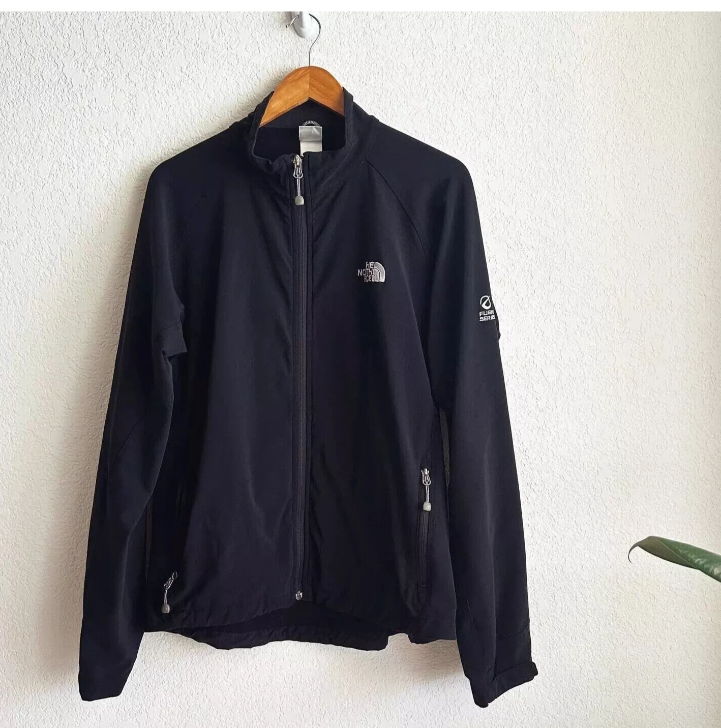 north-face windwall softshell full zip flight series hiking jacket