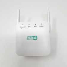 WiFi Range Extender 300Mbps Dual Band Booster White 360 Full Coverage