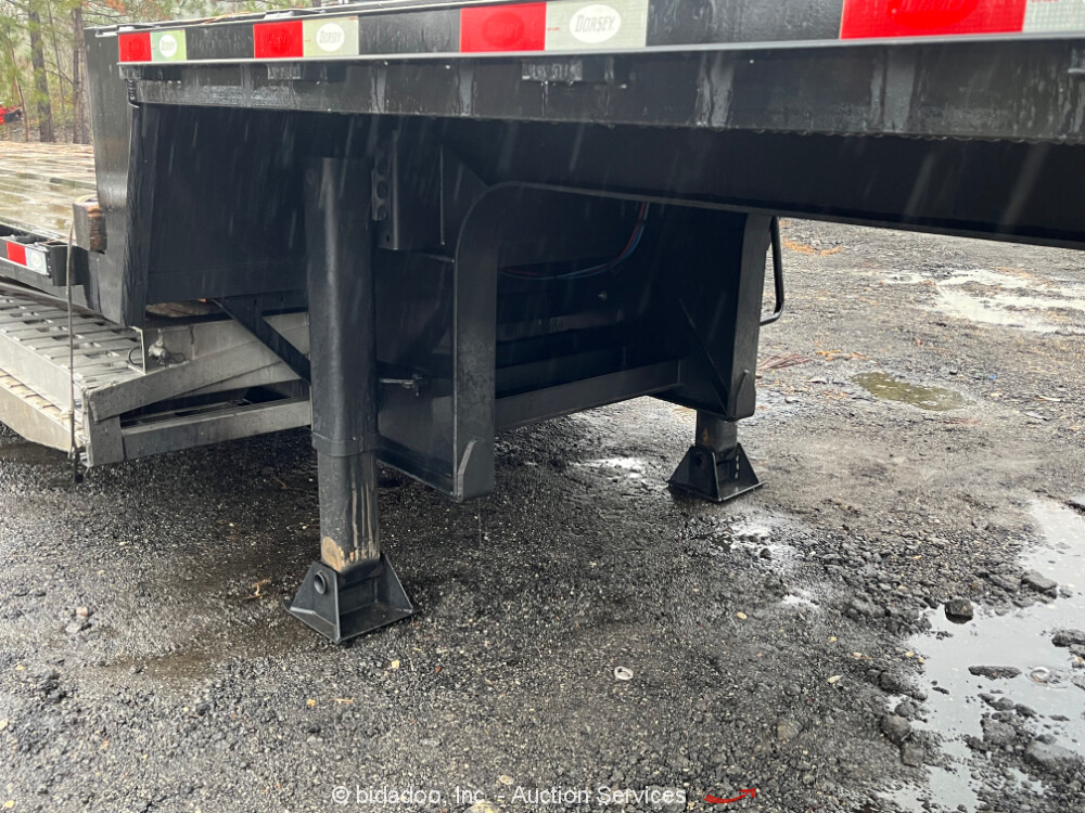 2022 Dorsey DF48 Steel Giant 48' Drop Flatbed Step Deck Trailer Ramps