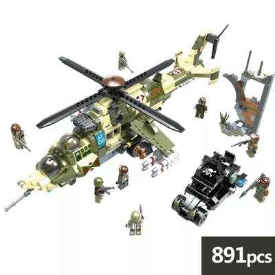 lego military helicopter