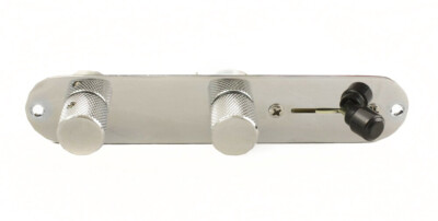 Precision Made Modern Telecaster Wiring Harness w/Control Plate and Knobs-CRL