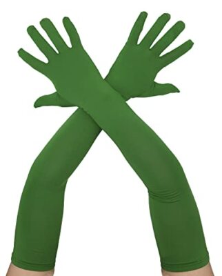 Unisex Adult 22'' Super Long Elbow Stretchable Spandex Opera Gloves Top