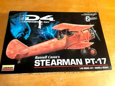 1996 LINDBERG Model Russell Casse's STEARMAN PT-17 Kit #77314