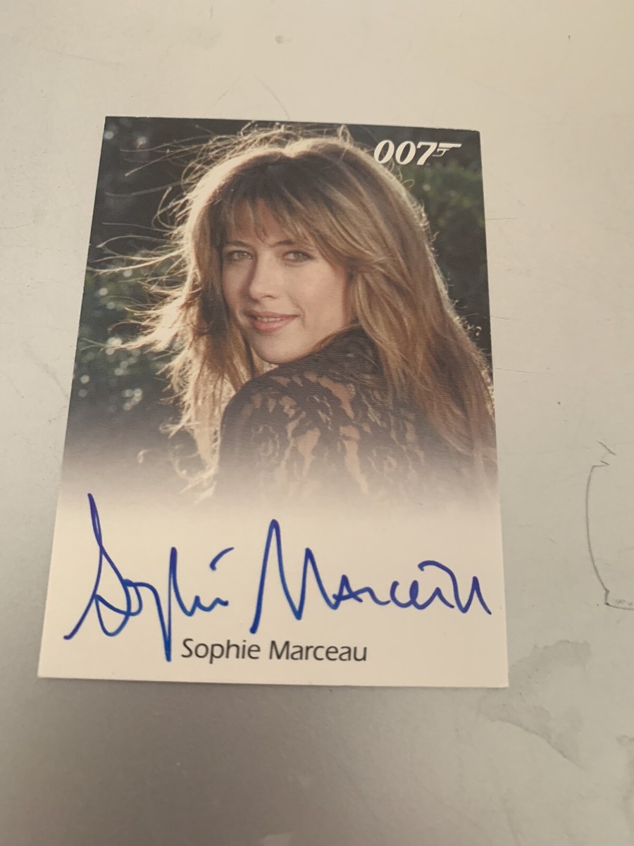 ソフィー・マルソー】直筆サイン□2014 RITTENHOUSE 007 JAMES BOND