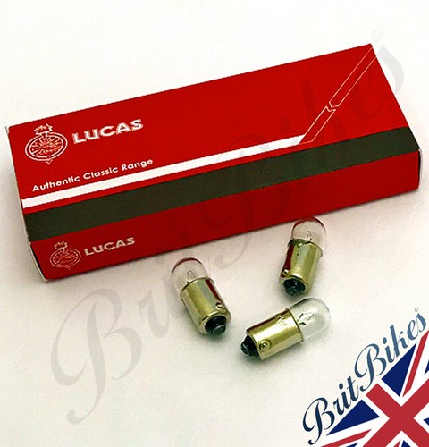 ORIGINAL LUCAS MOTORRAD INSTRUMENTENLAMPE 6V 2W BA9S LLB287T - Bild 4 von 4