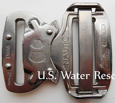 Austri Alpin S.S. Nautic Cobra Buckles (Pair) - Stainless Steel, Quick Release