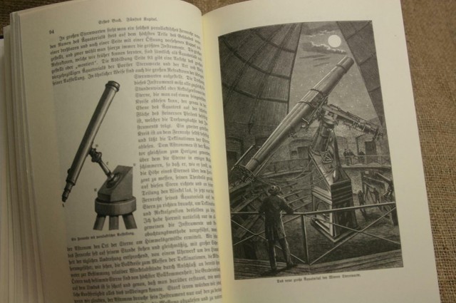 altes Fachbuch Himmelskunde Astronomie Sternwarte Fernrohre von 1884 Reprint altes Fachbuch Himmelskunde Astronomie Sternwarte Fernrohre von 1884 Reprint