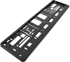 100 Stück Kennzeichenhalter Nummernschildhalter Kennzeichenhalterung schwarz NEU