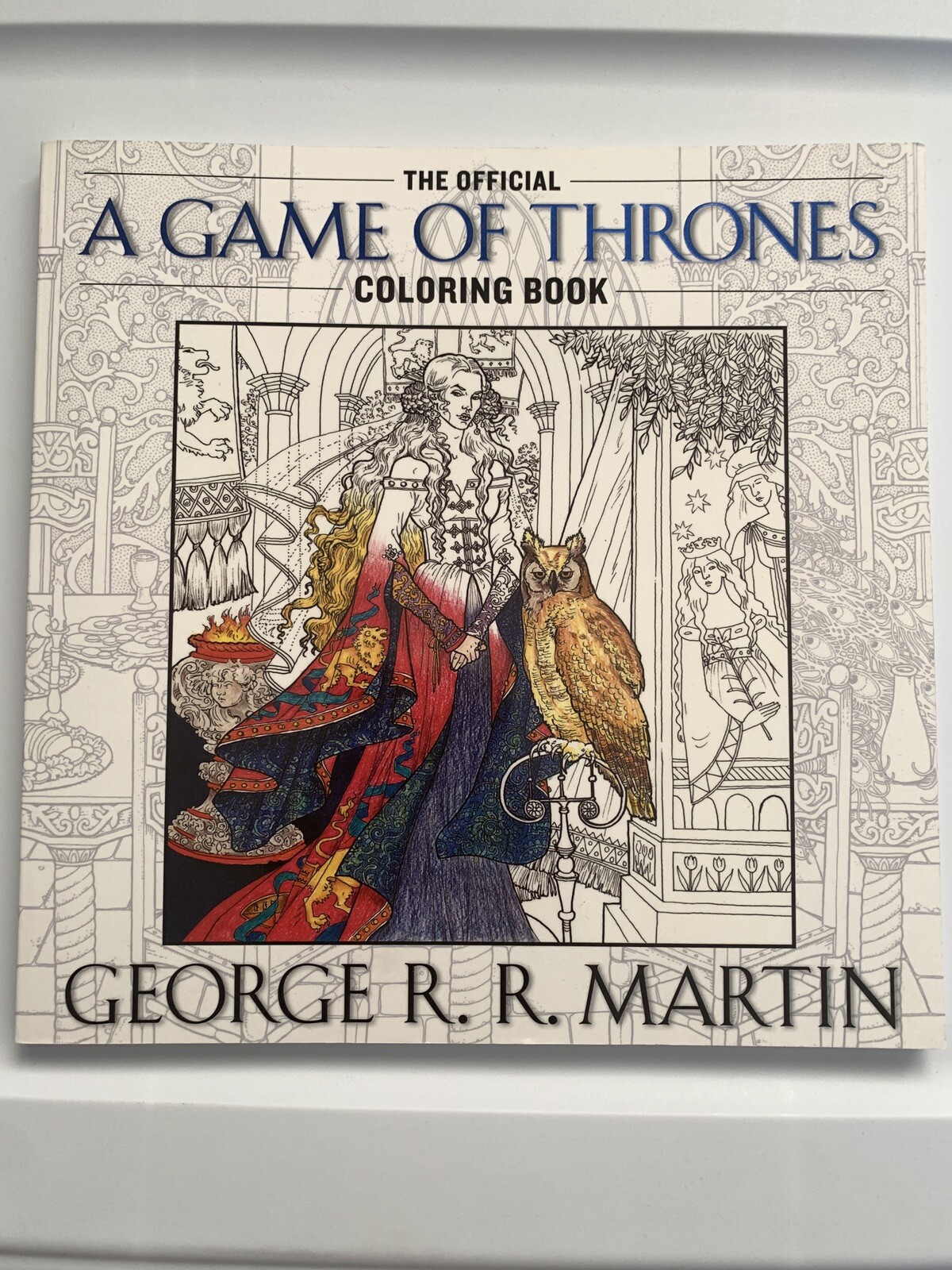 Official A Game Of Thrones Coloring Book Adult Coloring Book-image