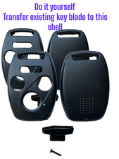2 For Honda Pilot Remote Key Fob Shell Case Covers Fits 2006-2013