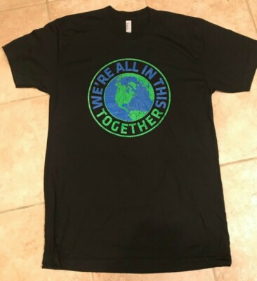 NEW We're All In This Together American Apparel 50/50 Blend T-Shirt Tee Unisex