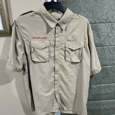 Vented Microfiber Poly Boy Scout UNIFORM SHIRT Mens Extra Large XL New Style M37