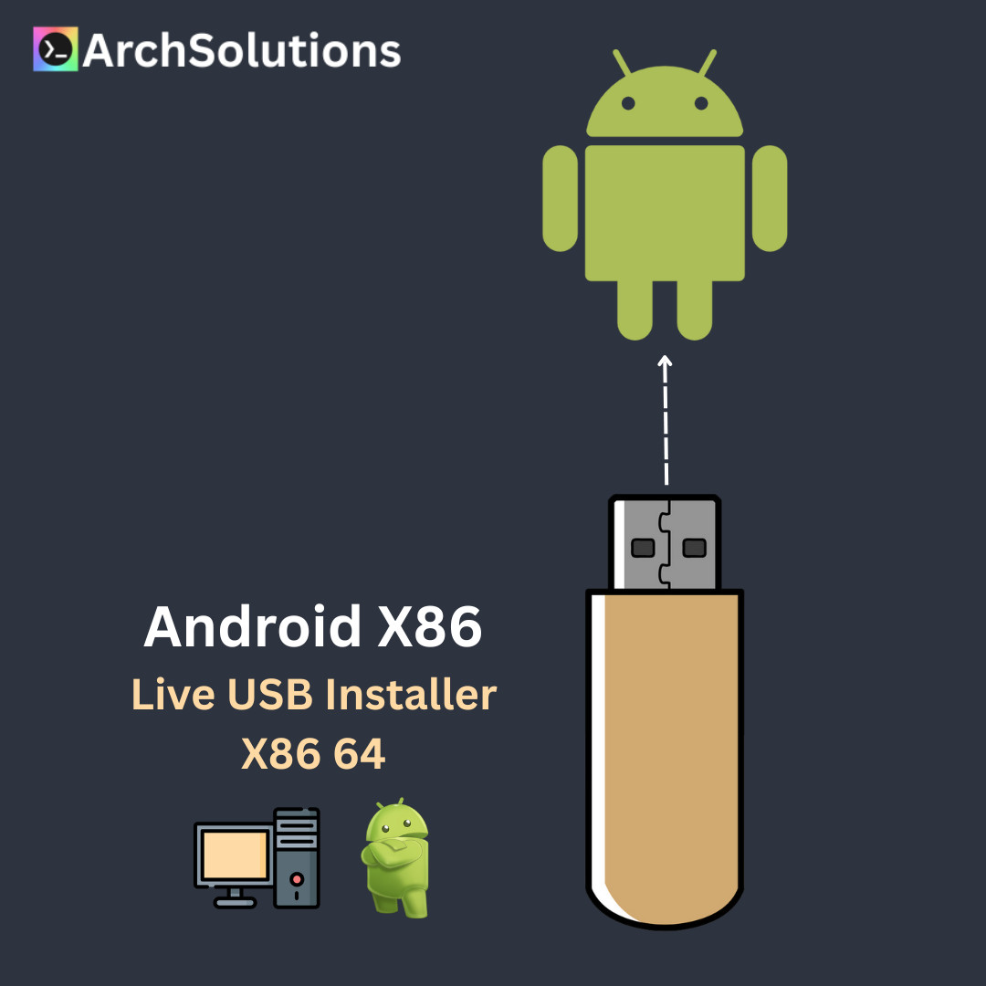 Android-x86 32 GB Bootable USB – Live Android OS for PC & Full Installer