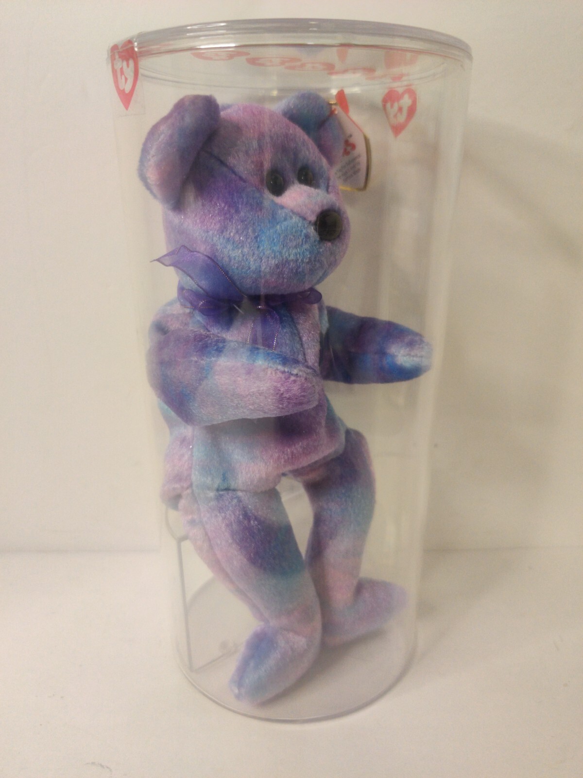 Ty Beanie Baby Clubby IV the Bear Aug 1, 2001 Retired Collectable in Case MWMT's - Picture 2 of 12